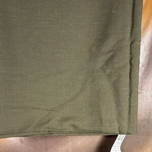 Vintage dark Olive Green Fabric 128 x 112‎ Box K